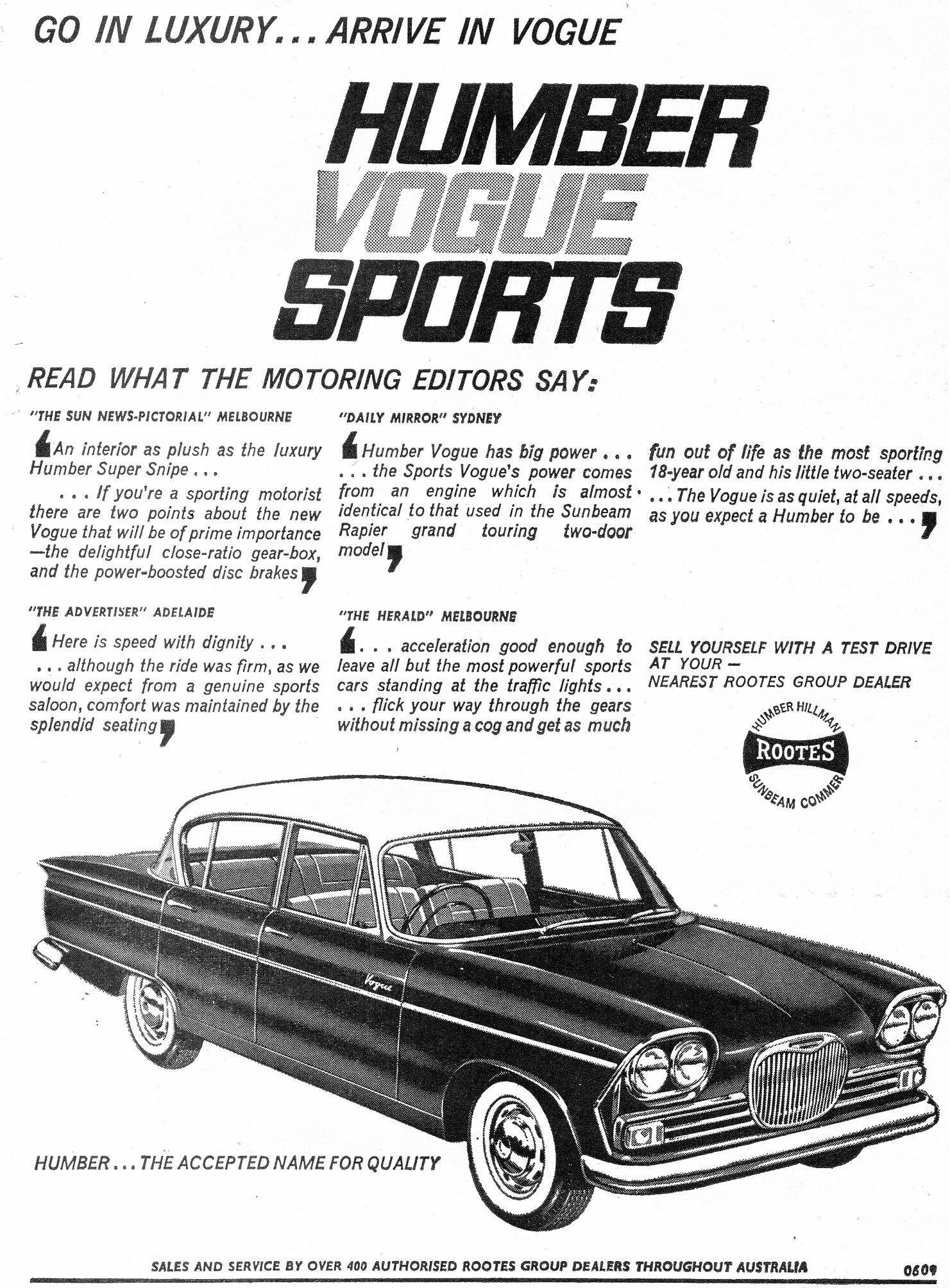 1964 Humber Vogue Sports Sedan Rootes Group